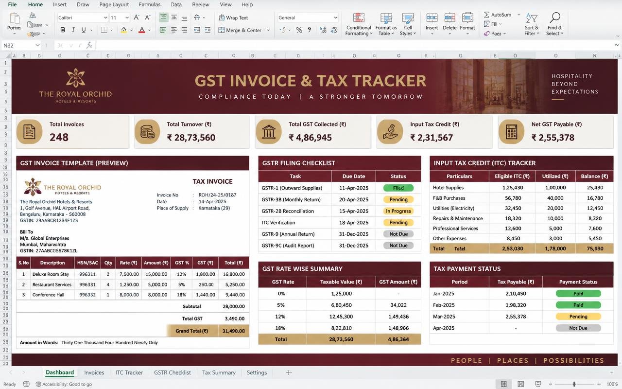 GST Invoice & Tax Tracker