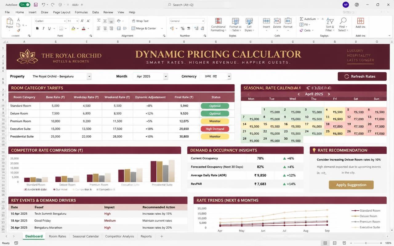 Dynamic Pricing Calculator